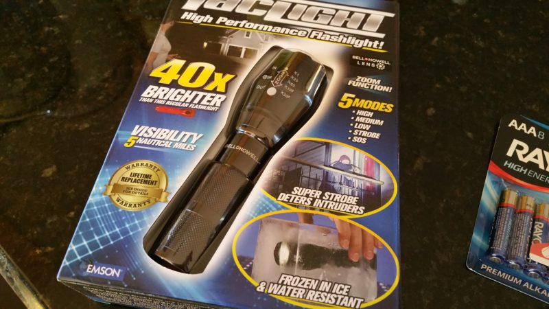 Taclight, LED, flashlight, review