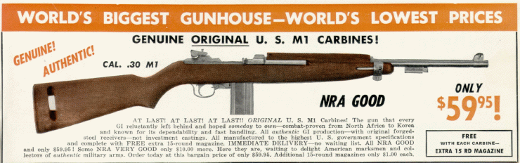 old gun ad, magazine