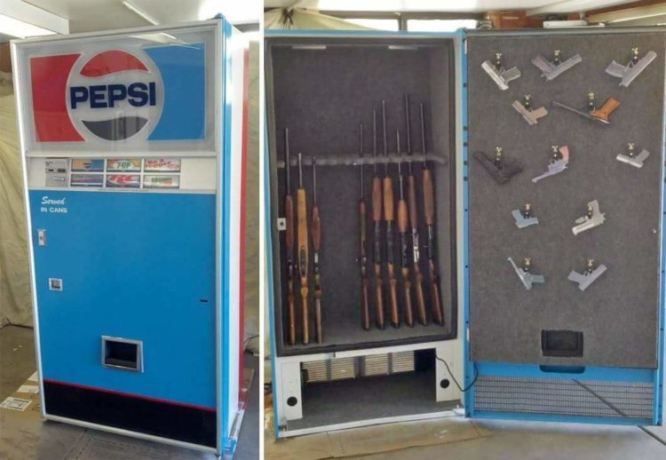 gun safe, soda machine, prepper, OPSEC, preparedness, SHTF