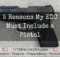 5 reasons, EDC, every day carry, self defense, pistol, Taurus G2