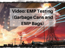 EMP, SHTF, testing, galvanized, trash can, preparedness, prepare, prepper,