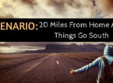 scenario, survival, getting home, SHTF, prepper