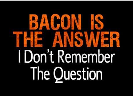 bacon, humor, bacon rules, 
