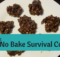 no bake cookies, survival, prepper, food storage, shtf