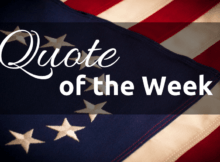 quote of the week, patriot, patriotism, politics,
