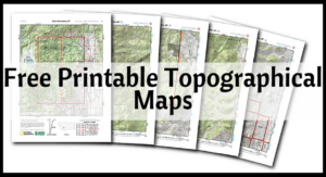 free, printable, topographical, topo, map, SHTF, prepper, preparedness, bugging out, bug out