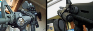 weapons light, duty gun, Polytach, AR-15, light,