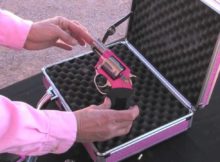 pink revolver, woman and guns, self defense