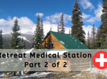 retreat, medical, station, first aid, SHTF, prepper