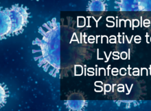DIY Simple Alternative to Lysol Disinfectant Spray