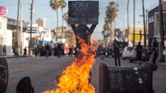 riot, George Floyd, protest,