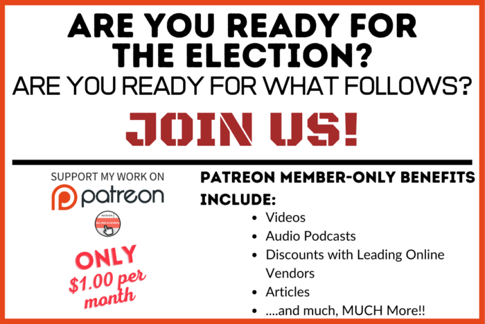survival, prepper, preparedness, SHTF, civil war, Patreon