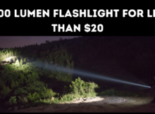 1200 lumen, lumens, flashlight, budget, tactical