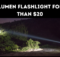 1200 lumen, lumens, flashlight, budget, tactical