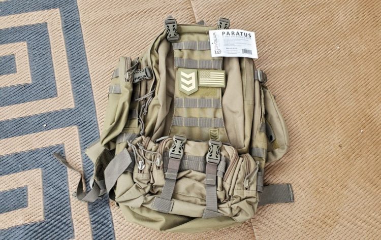 Parratus, backpack, survival kit, bug out, bag, SHTF, prepper, preparedness, building