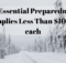 winter, 10 items, survival, preparedness, prepper, survival, survivalist