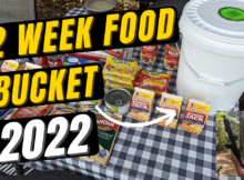 food storage, bucket, how to, homemade, budget
