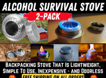alcohol stove, camping, survival kit, survival, shtf, prepper, cooking off grid, penny stove