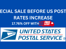 special sale, promo code, usps, usps rates increasing, post office rates increasing, cost of shipping going up