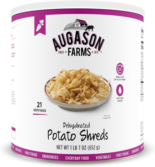 freeze dried, potato, food storage, economic collapse, prepper, shtf, prepare, get ready, Augason Farms, potato,