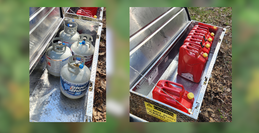 gas strage, propane storage, prepare, fuel storage, prepper, prepping, stocking up, 