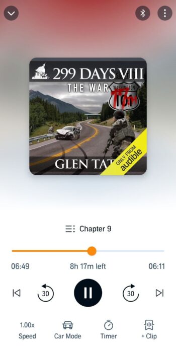 299 Days, War, book 8, audible, prepper fiction, series,