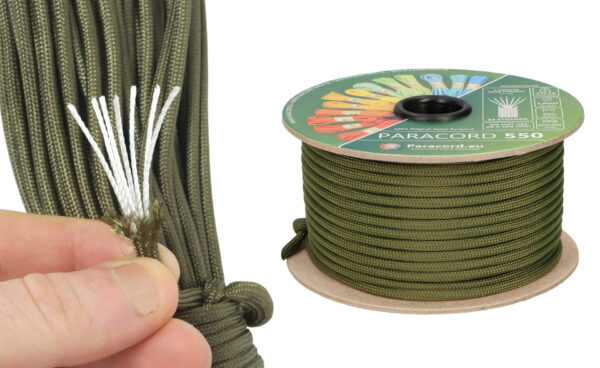 Paracord, inner strands, cord, rope, survival, survival kit, preparedness, 